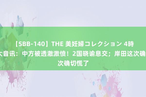 【SBB-140】THE 美妊婦コレクション 4時間 三大音讯：中方被透澈激愤！2国晓谕息交；岸田这次确切慌了