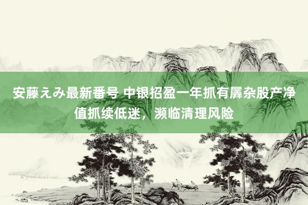 安藤えみ最新番号 中银招盈一年抓有羼杂股产净值抓续低迷，濒临清理风险