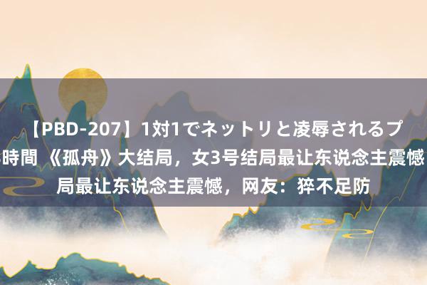 【PBD-207】1対1でネットリと凌辱されるプレミア女優たち 8時間 《孤舟》大结局，女3号结局最让东说念主震憾，网友：猝不足防